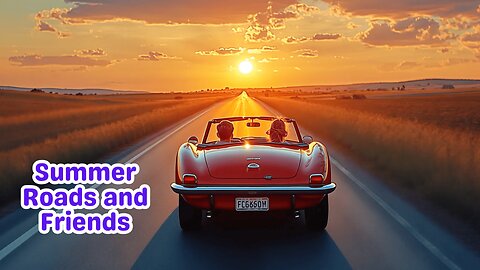 Summer Roads and Friends | A Cinematic AI Road Trip Journey