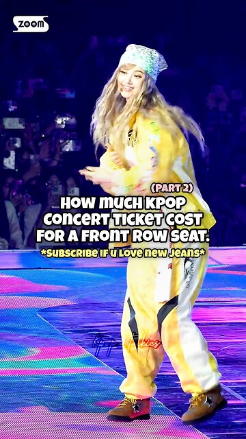 how much kpop Concert ticket cost For front row