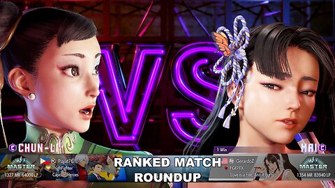 Kuya Kalbo SF6 Ranked Match Roundup. Chun Li Master Rank [Hori Fight Stick]