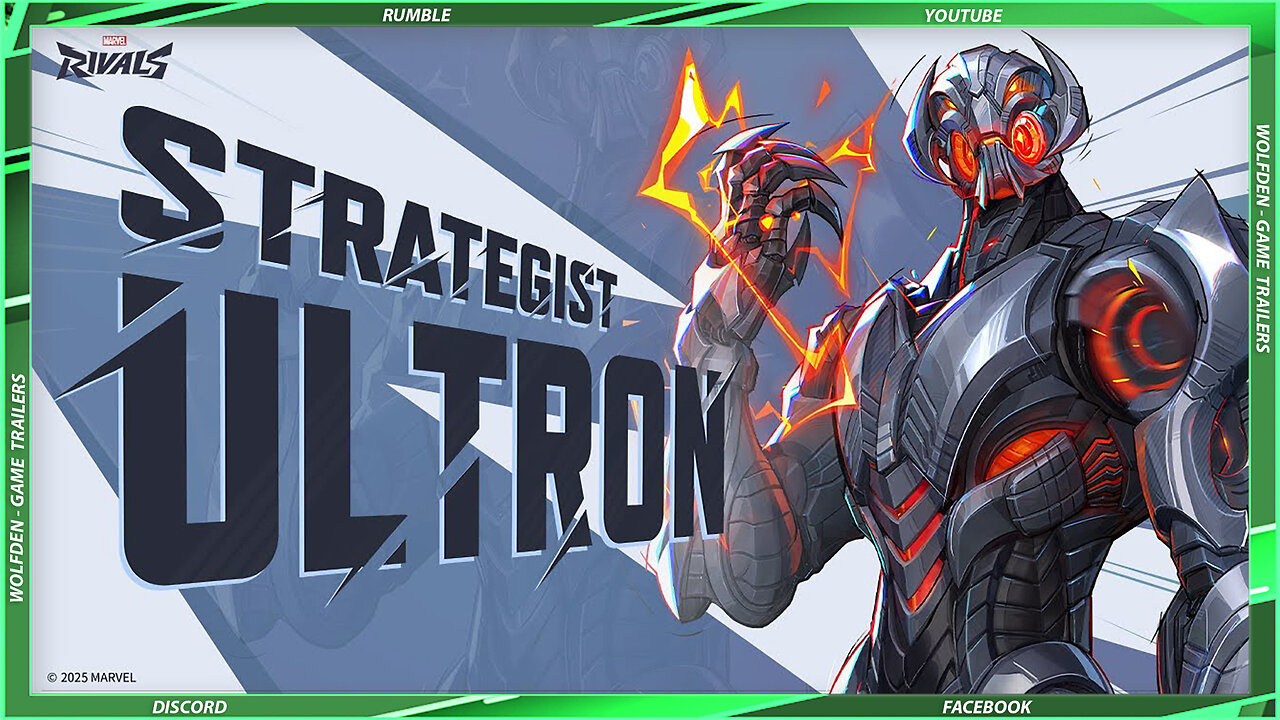 【 Marvel Rivals 】➞【 Official Ultron Character Reveal Trailer 】➞【 2025 】