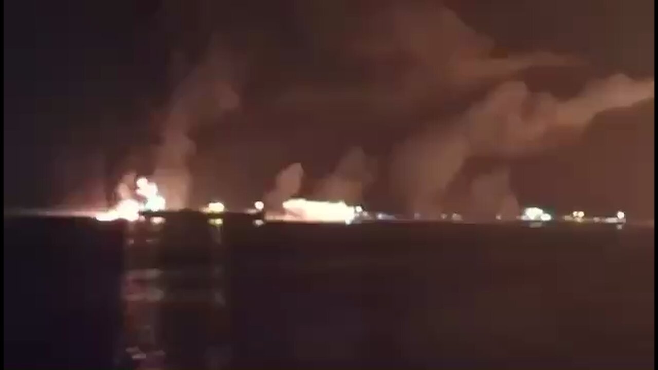 U.S. Airstrikes Hit Ras Issa Port in Yemen Pt.2