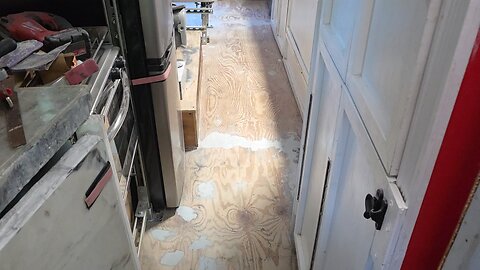 Faux Marble Floor Beginning