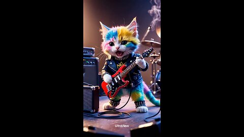 "Cat Band Rocks the Stage! 🎸🐱🎶 Epic Music Performance!"