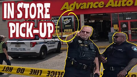 This Driver Took In Store Pickup LITERALLY and CRASHES through front of Advance Auto