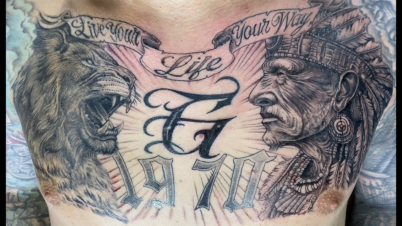 ‘Latino Pride’ final by Dude of Dudes Tattoos