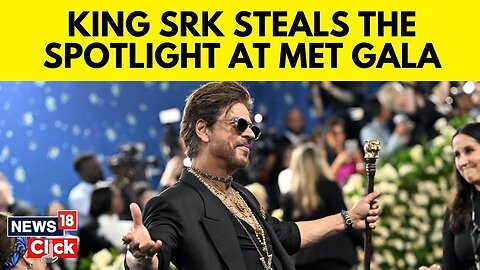 Shah Rukh Khan Conquers Met Gala 2025 Red Carpet Like A King | King Khan's Met Gala Debut
