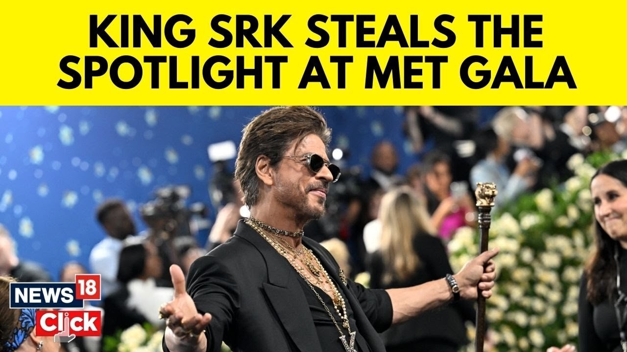 Shah Rukh Khan Conquers Met Gala 2025 Red Carpet Like A King | King Khan's Met Gala Debut