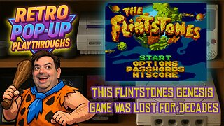 The Flintstones Game You Couldn’t Buy | Lost Sega Genesis Sega Channel Exclusive