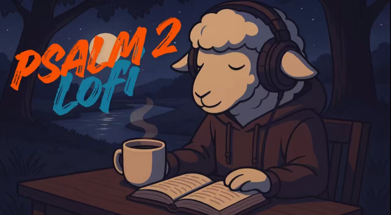 Psalm 2:11 — “Serve the LORD With Fear” | LofiPsalm Night | Peaceful Scripture Meditation
