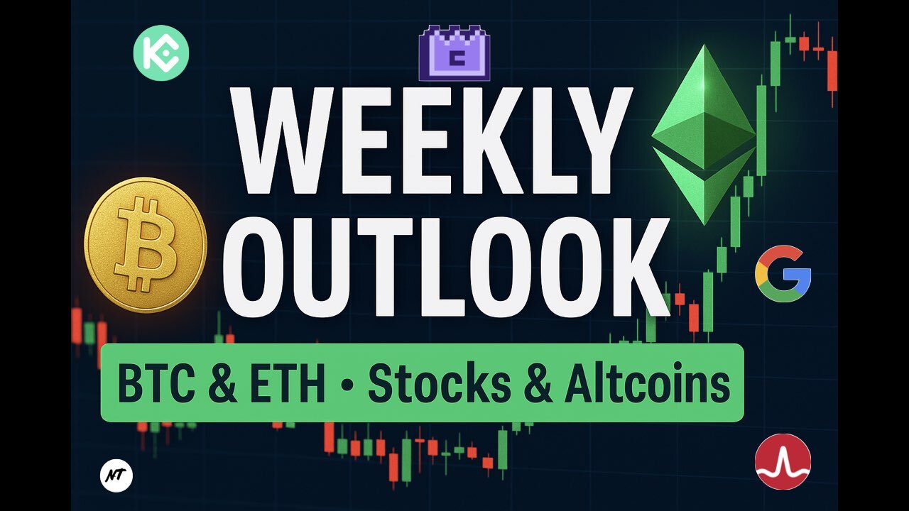 Bitcoin & Ethereum Weekly Outlook – Stocks & Altcoins Moving! 📊 BTC ETH Analysis
