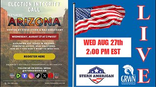 Election Integrity Call on Tuesday, August 27 at 2:00 PM EST