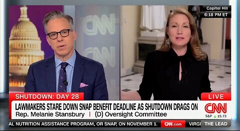CNN’s Tapper Calls Out Rep Stansbury: Dems Are The Ones Who Closed Gov’t
