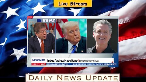 x375c: Newsmax - Newsom's lawsuit was unable to show irreparable harm: Judge Andrew Napolitano