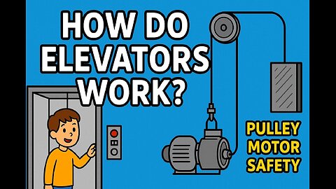 How Do Elevators Work? | Lifting Machines Explained for Kids