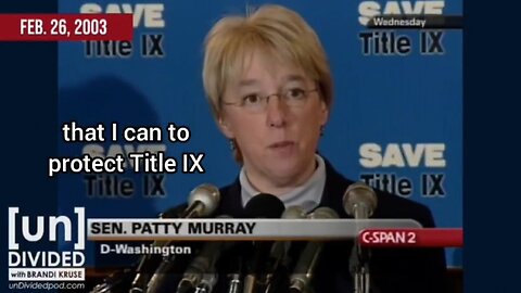 Sen. Patty Murray Urges Supreme Court To BLOCK States From Protecting Girls' Sports: But In 2003…