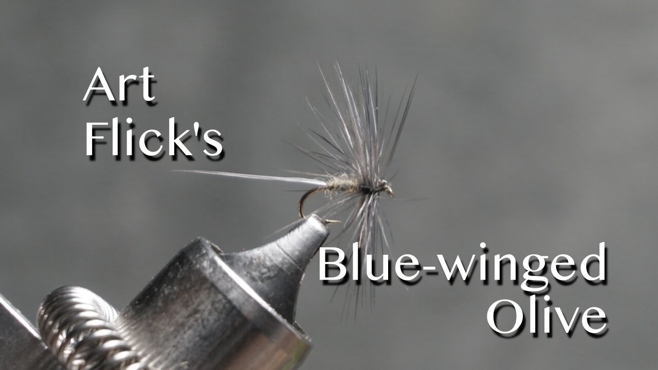 Art Flick’s Blue-winged Olive dry fly pattern