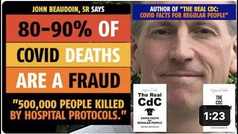 "John Beaudoin, Sr Claims 80-90% of COVID Deaths are Fraudulent"