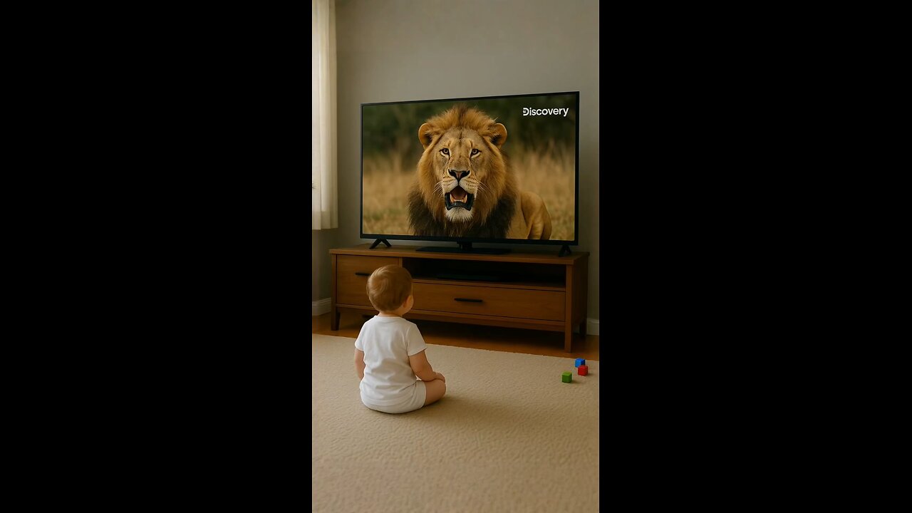 Boy and lion