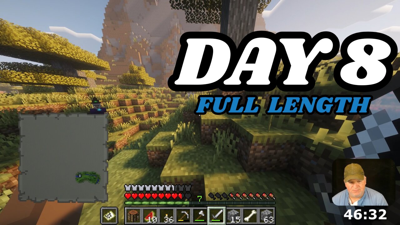 Minecraft Dad Challenge Day 8 – A Massive Setback Changes Everything (Full Unedited Gameplay)