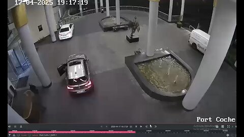 Theft at the hotel entrance