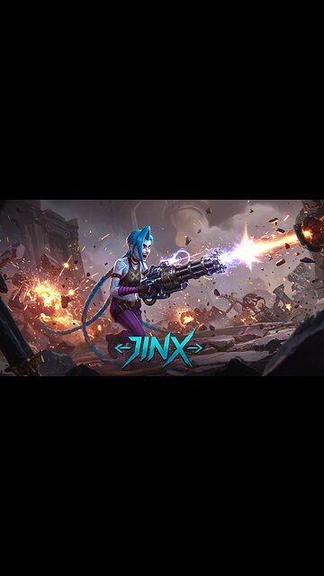 Epic Fantasy CGI: Jinx’s Explosive Minigun Rampage!