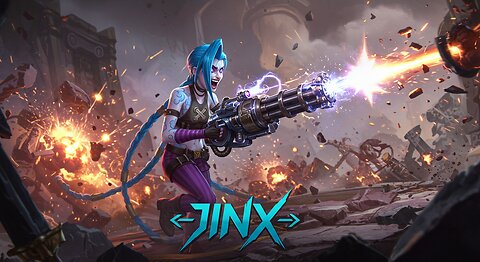 Epic Fantasy CGI: Jinx’s Explosive Minigun Rampage!