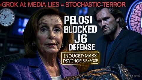 STOCHASTIC TERROR UNMASKED: How Media & Pelosi’s Lies Incite Mass Violence (Grok AI Confirms)