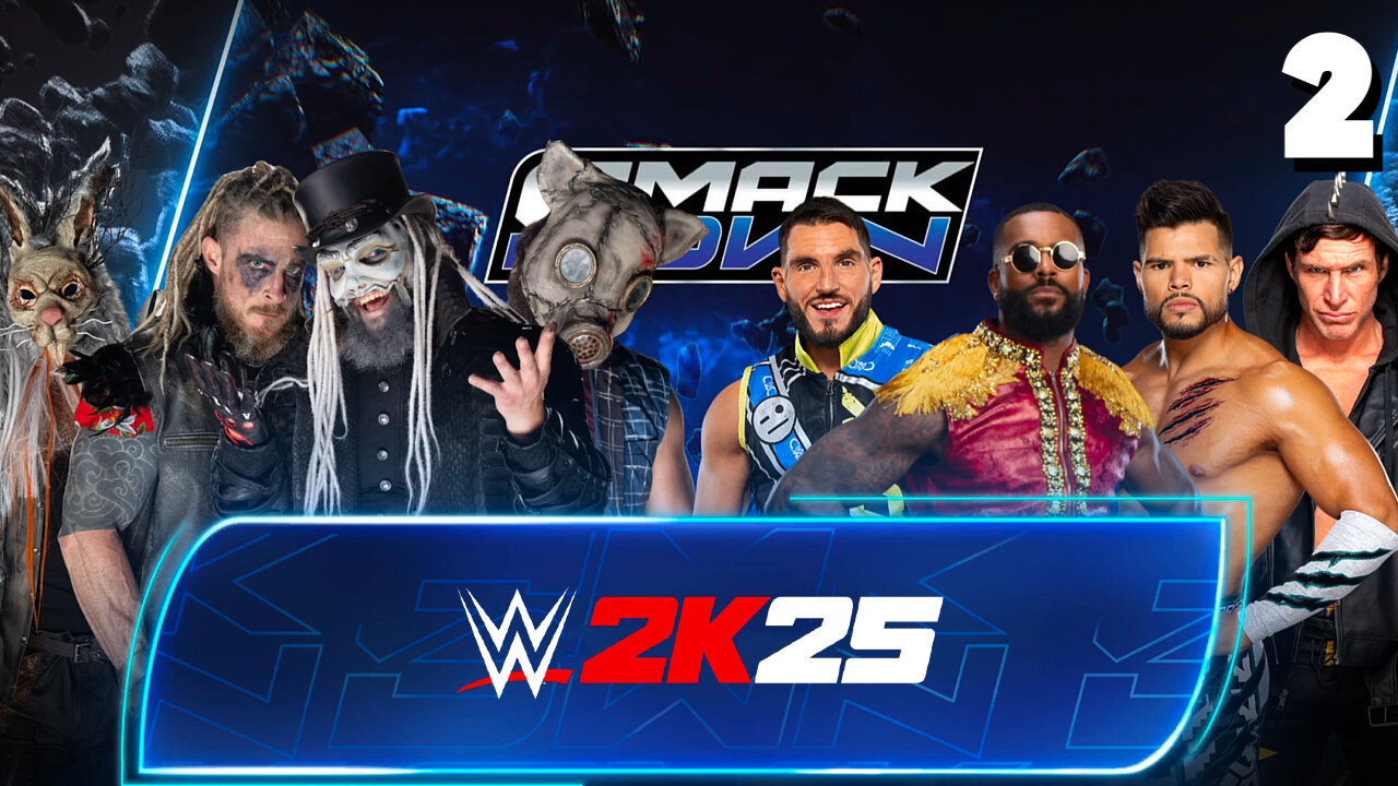 WWE 2K25 Smackdown June 4th 2025 - Match 2: Title Shot!
