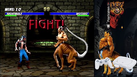 Mortal Kombat 3 (Sony PlayStation) - Nightwolf vs. Motaro
