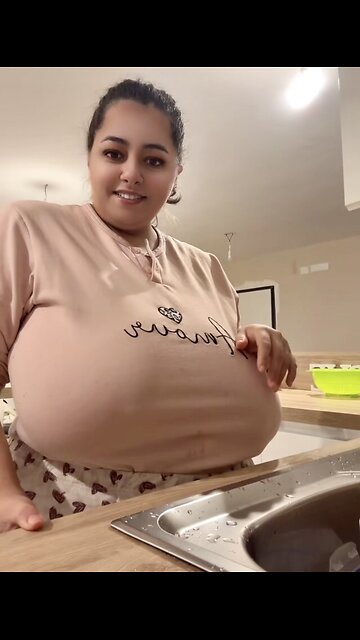 Huge hangers in the kitchen!