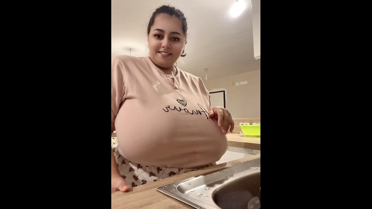 Huge hangers in the kitchen!