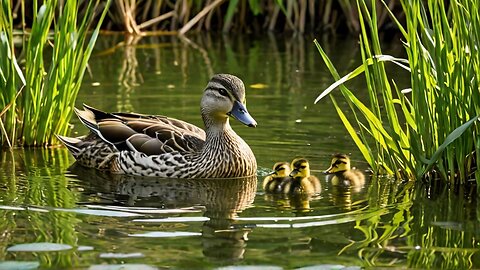Wild Duck Family CHAOS When Mother Refuses To Leave One Behind?