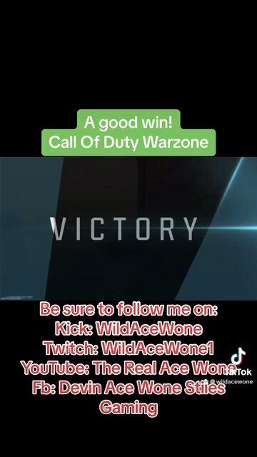 A Good Call Of Duty Win!