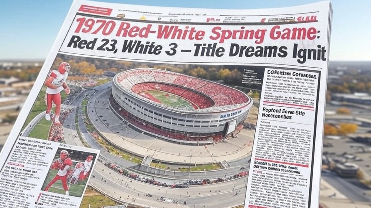 1970: Top Ten Nebraska Football Red White Spring Games - Number 4