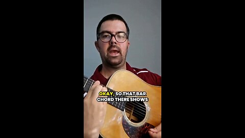 Bar Chords explained #guitar
