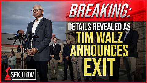 BREAKING: Details Revealed as Tim Walz Announces Exit