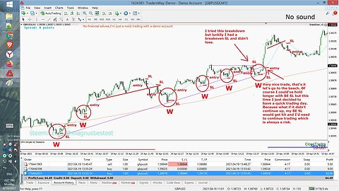 Day 11 ¦ GBPUSD 1m Scalping - perfect trading day