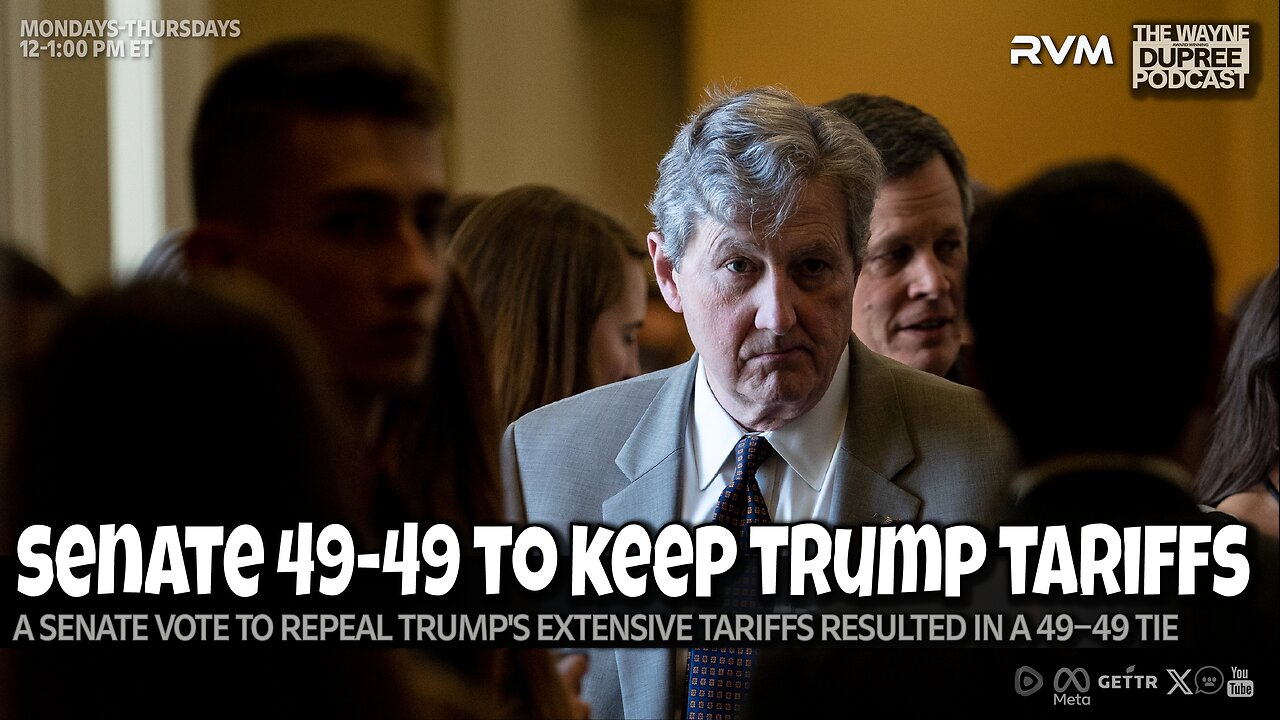 E2080: Senate Fails to Overturn Trump’s Tariffs in 49-49 Vote 5/1/25