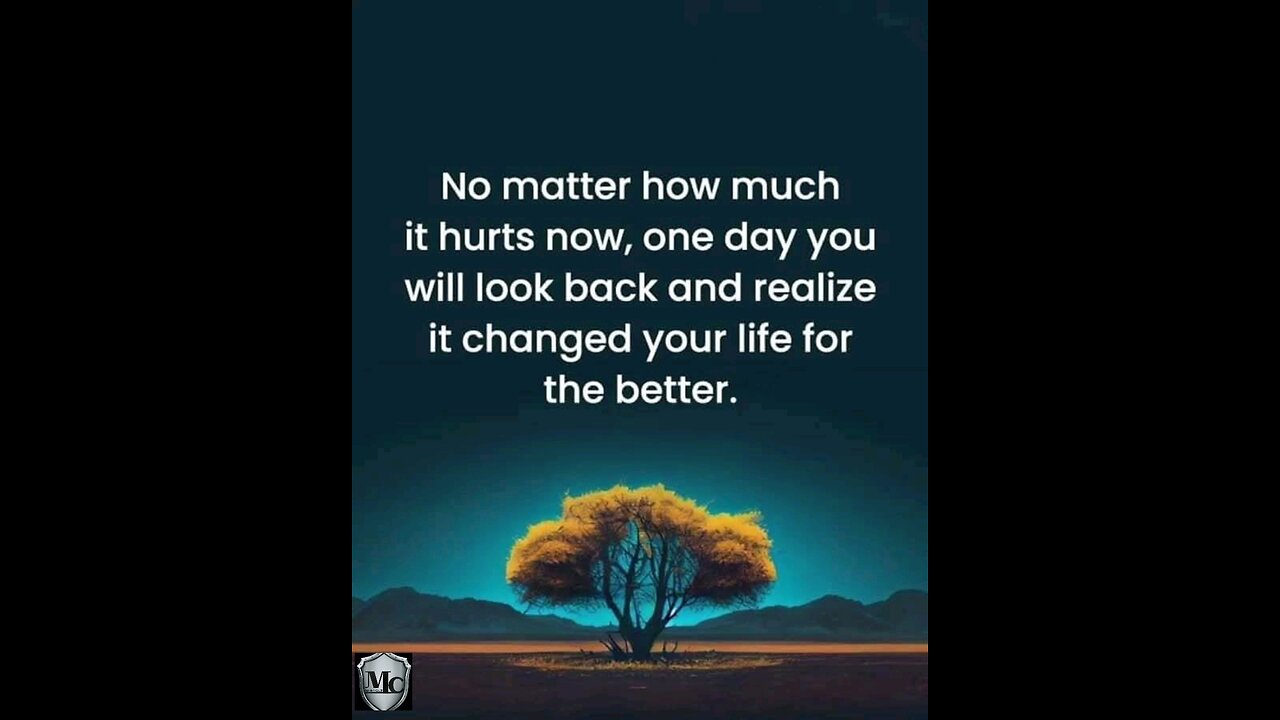 It hurts but changes