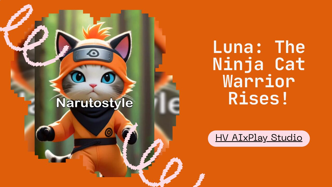 From Cat to Shinobi: Luna’s Ninja Training Story!
