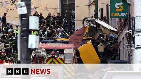 At least 15 dead after Lisbon's historic funicular derails | BBC News