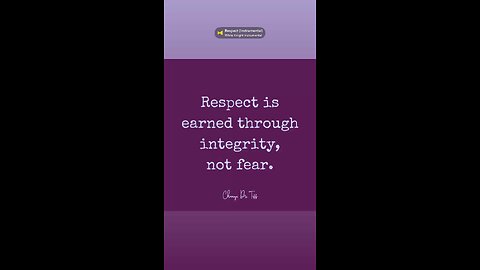 Respect