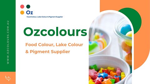 Organic Pigment Supplier, Premium Food & Lake Colors - Oz Colours