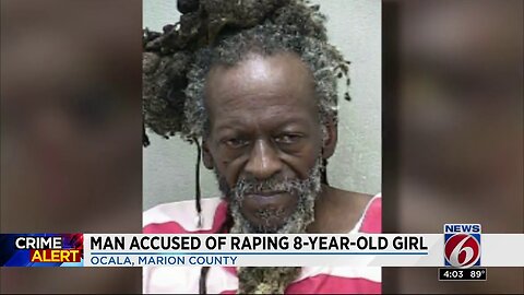 Black man accused of raping 8-year-old girl