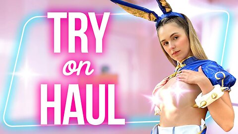 (4K) Lingerie Cosplay Try on haul | Cosplay | Halloween costume | Anime costume | Micro bikini