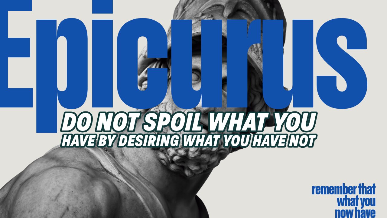 The Secret to Happiness: Epicurus' Simple Yet Powerful Advice