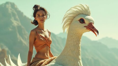 🐦 Retro Fantasy Women and Their Majestic Pet Birds - Magical AI Short Film in Panavision 70!