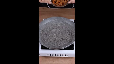 Add the almonds to boiling water and you'll be amazed by the result #cooking #Recipe #EasyRecipe