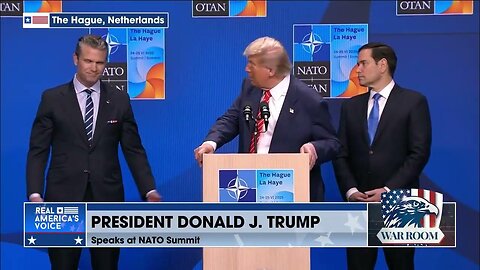 PEACE THROUGH STRENGTH President Trump Speaks At NATO Summit