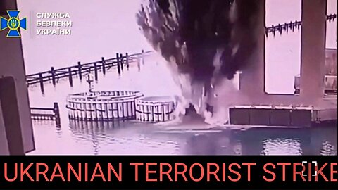Ukraine strikes bridge connecting Russia to Crimea with underwater explosives